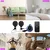 SuperLove E-Stim Nipple Suction Cups Black-Silver