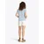 TOMMY HILFIGER Majica golobje modra/bela
