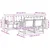 Set vanjskih sofa s jastukom 7 pcs Prirodna i crna