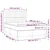 Vidaxl Box spring postelja z vzmetnico LED krem 140x200 cm blago