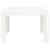 Vidaxl Vrtna miza bela 59x47x40 cm PP