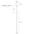 SOLEA 56 VISILICA 8W 3000K CRNA