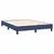 Vidaxl Box spring postelja z vzmetnico modra 140x190 cm blago