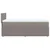 Vidaxl Box spring postelja z vzmetnico taupe 100x200 cm blago