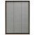 Den Plise komarnik za okna aluminij rjav 80x120 cm