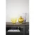 Rjava vitrina v hrastovem dekorju z drsnimi vrati 170x75 cm Hazelton – Rowico
