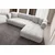 ATELIER DEL SOFA Ugaona garnitura Petra Right White