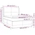 Vidaxl Box spring postelja z vzmetnico LED temno siva 140x200 cm blago