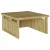 Garaža za kosilicu Smeđa 73.5 x 81.5 x 38.5 cm
