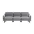 Atelier del Sofa Trosed Robin Extra 3, 220x84x87cm, Sivi