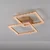 JUST LIGHT. 14732-60 - LED plafonsko svetlo GLITRA LED/17,5W/230V zlatna
