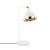Opviq Stona lampa E27 Socket, Belo-Zlatna