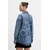 HUGO Jeans srajca Garesa_4_B 50553558 Modra Oversize