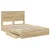 Krevet s od storage Sonoma hrast 140 x 200 cm Konstruirano drvo