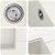 Umivaonik Bijelo 670 x 460 mm 80% kvarc i 20% smola