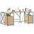 Stol Sonoma hrast 182 x 101 x 87,5 cm Konstruirano drvo