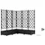 Vrtna saksija 5 pcs Crna 120 x 120 x 126 cm Plastika