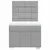 Vidaxl Box spring postelja z vzmetnico svetlo siva 90x200 cm blago