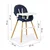 ECO TOYS Hranilica za bebe 2u1 Eco, Teget