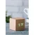 Digitalna ura GINGKO Cube Beech Click Clock, zelen LED