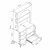 Hanah Home ormar za kafe kutak Viya 21050, 90 cm, beli