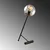 Opviq Stona lampa E27 Socket, Crna