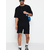 Trendyol Limited Edition Black Oversize Crew Neck Short Sleeve Textured Ottoman T-Shirt