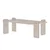 Hanah Home klub sto Renard, 147 cm, travertin