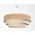 Luster na lanku TRINITI 1xE27/60W/230V prečnik 40 cm bež/krem