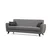 Atelier del Sofa Trosed na razvlačenje Zaden 207x86x77cm Svetlosivi