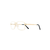 Cartier - thin square frame glasses - unisex - Gold
