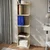 Hanah Home polica za knjige Aura, 37,8 cm, travertin