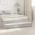 Ladice za krevet s ladicama Betonski sivi 135 x 36,5 x 16,5 cm