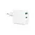 GEMBIRD TA-UC-PDQC20L-W-01 punjac 20W, 2-port USB-A+USB-C LED, Bela