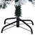 Den Umetna novoletna jelka s snegom zelena 150 cm PVC