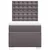 Vidaxl Box spring postelja z vzmetnico siva 90x190 cm umetno usnje