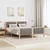vidaXL Kovinska posteljna konstrukcija Rjava in taupe 150 x 200 cm