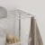 Polica za perilicu rublja Bijelo 70 x 27 x 136 cm Aluminij