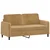 2-dijelni set sofa s jastucima smeđi baršunasti