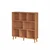 HANAH HOME Polica za knjige Bristol Dark Bamboo