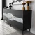 Hanah Home Konzola Milan, 180x80x40 cm, Crna