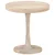 Vidaxl Stranska mizica O 50x55 cm trden mangov les