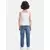 GAP Top  svetlo modra / bela