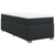 vidaXL Box spring postelja z vzmetnico črna 90x200 cm umetno usnje