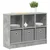 Kreveta s ladicama Betonski sivi 73,5 x 22,5 x 53,5 cm