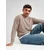 JACK & JONES Pulover JJKaito greige