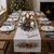 Damast prt Winter Cranberry 35x180 cm EMI