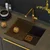 granitni umivalnik DAVID 50 Black