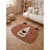 Rjava pralna/ročno tkana bombažna otroška preproga 101x120 cm Snuggle Benni – Hanse Home