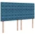Vidaxl Box spring postelja z vzmetnico modra 180x200 cm žamet